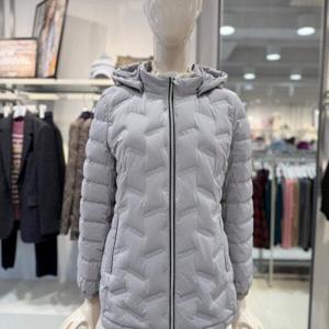 [크로커다일레이디]튜브 탈부착 오리털 패딩점퍼 CLDWDW205_DG