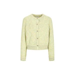 갤러리아_메탈 라인 케이블 크롭 가디건(GNAA1CD11)*