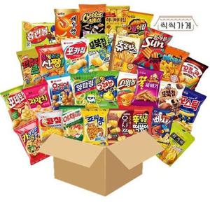 갤러리아_[씩씩가게] 박스 가득 인기 봉지과자 30종 세트