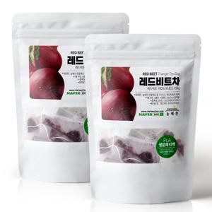 [늘해찬] 볶은 국산 레드비트차 50티백 x 2개