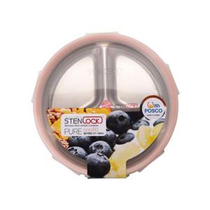 스텐락 밀폐용기 원형 멀티 나눔 스텐 반찬통 600ml (WD53C39)