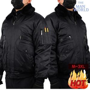 [더맨월드][더맨월드] DH겨울시보리항공점퍼 겨울 남자 방한점퍼 등산 자켓