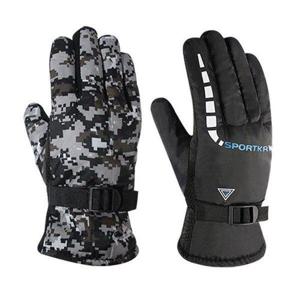 [로아리빙]방한 장갑 기모 자전거 오토바이 겨울 캠핑 보온 글러브