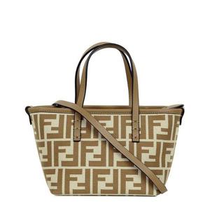 펜디 베이지 샌드 FF 롤 미니 토트백 8BS096 AOVJ F1PIQ