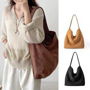 [루즈루나] 리밀라 세무 스웨이드 백 보부상 숄더백 가을 겨울 가방