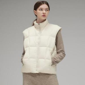 [스케쳐스]여성 아이코닉 튜브 패딩 베스트(베이지)