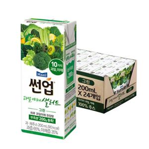 매일 썬업 과일야채샐러드 그린 200ml 24팩