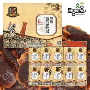 [토종마을]프리미엄 6년근 봉밀 절편홍삼[홍삼함량 80%] [20g X 10각]