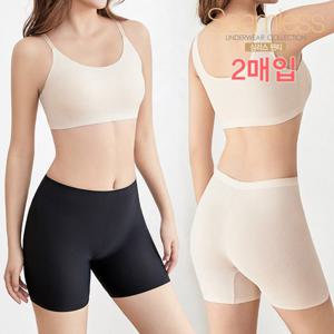 [노다지닷컴] ★2종세트★ 심리스 매쉬 사각 거들팬티 여성드로즈팬티