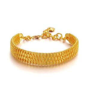 [한국금다이아몬드] 여자 순금 팔찌 체인 그물 컷팅 24K 18.75g 18K장식