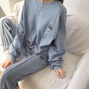 [셀러허브_여성트랜드패션]ONM 상하세트 d 곰돌이 bear 자수 트레이닝복 국내생산