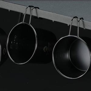 캠핑문 블랙 티타늄도금 304스텐레스 컵 BKS190