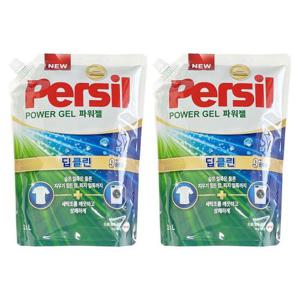 퍼실 파워젤 액체세제 드럼일반겸용 리필 2.1L 2개 -O (WCA5714)