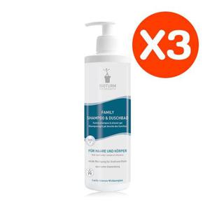 비오텀 패밀리 샴푸&샤워젤 500ml (Nr.20 바스겸용) X3개