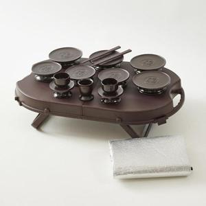 예다움 휴대용 성묘용 제기세트 미니 제기상 제사상 16P