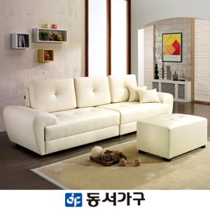 동서가구 모던J8 BBCH 4인용 소파+스툴 DF901103