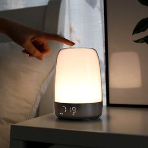 [무아스] 선라이즈 웨이크업 알람시계 무드등 취침등 수면등 조명