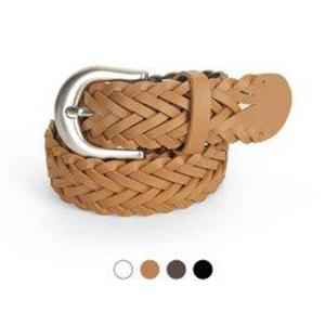 [디꾸보][디꾸보]실버 둥근 버클 빗살 꽈배기 여성벨트 GB841