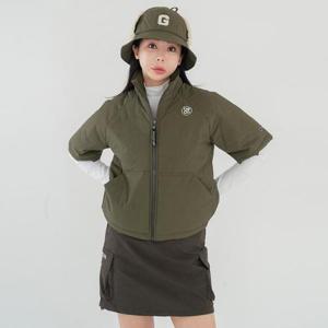 [제이투제이]제이투제이 여성골프웨어 엠보 패딩 스윙점퍼