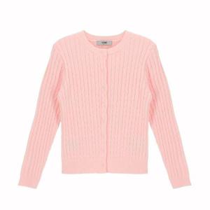 [뷰어]슬림 꽈배기 니트 가디건 ZNKCO201_PK