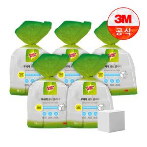 [3M]무세제 큐브 멜라민폼 매직클리너 16입 5개