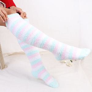 [보슈아]Hc국내산 여성 수면반장양말1족 니삭스 타이즈 롱수면양말