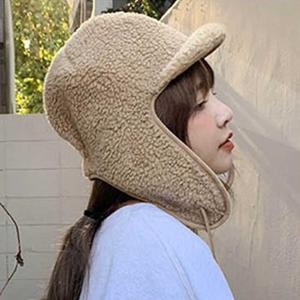여자 패션 모자 겨울 여행 털모자 스타일 코디 귀달이