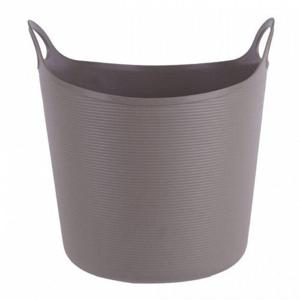 빨래바구니 빨래통 세탁바구니 빨래수거함 라인 그레이