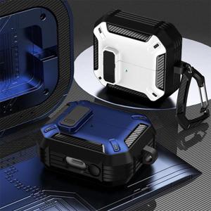 갤럭시 버즈3/버즈3프로/버즈3FE 호환 컬러핏 카본 분실방지 버클락 케이스