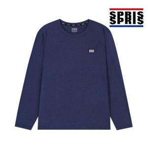 [스프리스][스프리스] 와펜 라운드 티셔츠_네이비