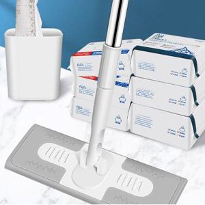 물걸레 청소밀대 밀대본품+습식 건식 청소포 60매 막대걸레 밀대 P162