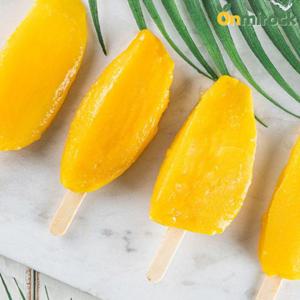 온미락 100% 천연과일 아이스 망고바 60g 30봉 급속냉동 디저트 망고스틱