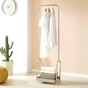 키모 스탠드 미드센츄리 수납 스테인리스 행거 1단 400