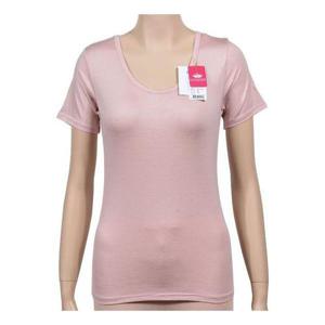 [에이치플러스몰]부드러운 여성 반팔 기모 3부내의 상의 신축성좋은