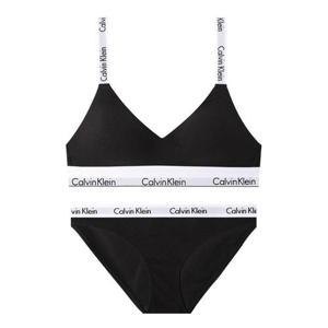 [캘빈클라인 언더웨어]CK 여성 브라렛+팬티 세트 QF7059+QD3588 BLACK