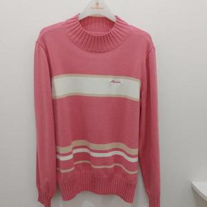 [올포유][행복한백화점][올포유]겨울 여성 스트라이프 하프넥 스웨트(핑크,아이보리)  AWSHN9281