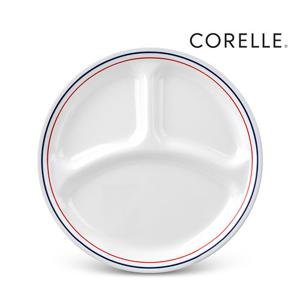코렐 레드앤블루 삼절접시 대 1P RNB-310