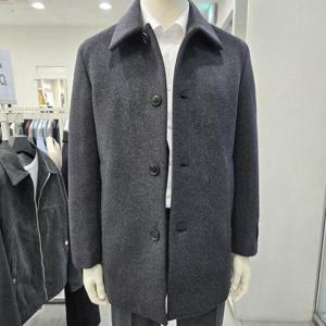 [지오지아]남자코트/울혼방/겨울코트/하프코트/ABE4CG1102-CGR_OD
