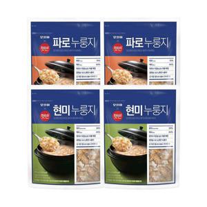 [CJ] 햇반 오쌀미X햇반 파로누룽지 800g x2개 + 현미누룽지 800g x2개