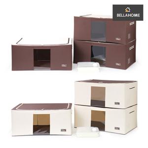 [벨라홈] 대용량 와이어 이불정리함105L+이불압축팩 3P