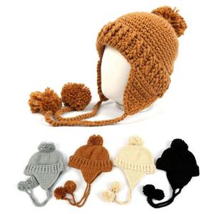 핸드귀달이 방울모자D 니트모자 겨울모자