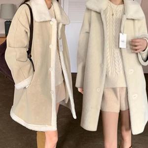 [몽드]로이드리버시블배색퍼코트 mde2300968