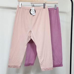 여자내복 국내생산 여성 7부 기모 내복바지