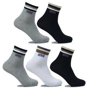 [스프리스]남자캐주얼 단목 5켤레 SP1004 발목양말