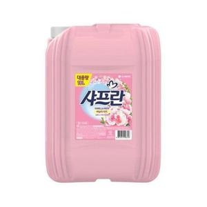 샤프란 섬유유연제 바닐라리치 18L 대용량 말통