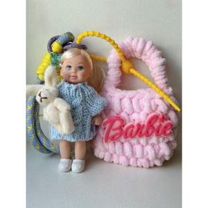 [셀러허브_여성트랜드패션]추천 베이비 인형 파우치 키링 핑크/블랙