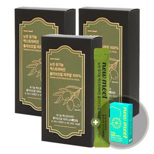 뉴밋 유기농 엑스트라버진 올리브오일 100% 피쿠알 3박스 + 레몬즙 1박스