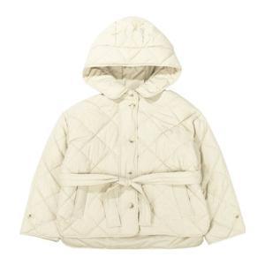 코데즈컴바인 허리벨트 후드 퀼팅패딩 CID-PD505WA