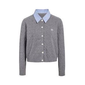 시그니처 카라 레이어드 케이블 가디건 GRAN1PO171