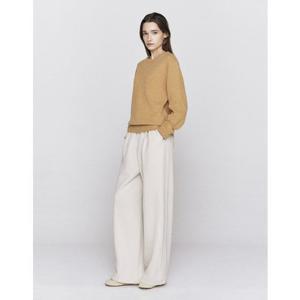 지오다노 NEW 여자 테리 기모 원턱 루즈핏 팬츠 415962